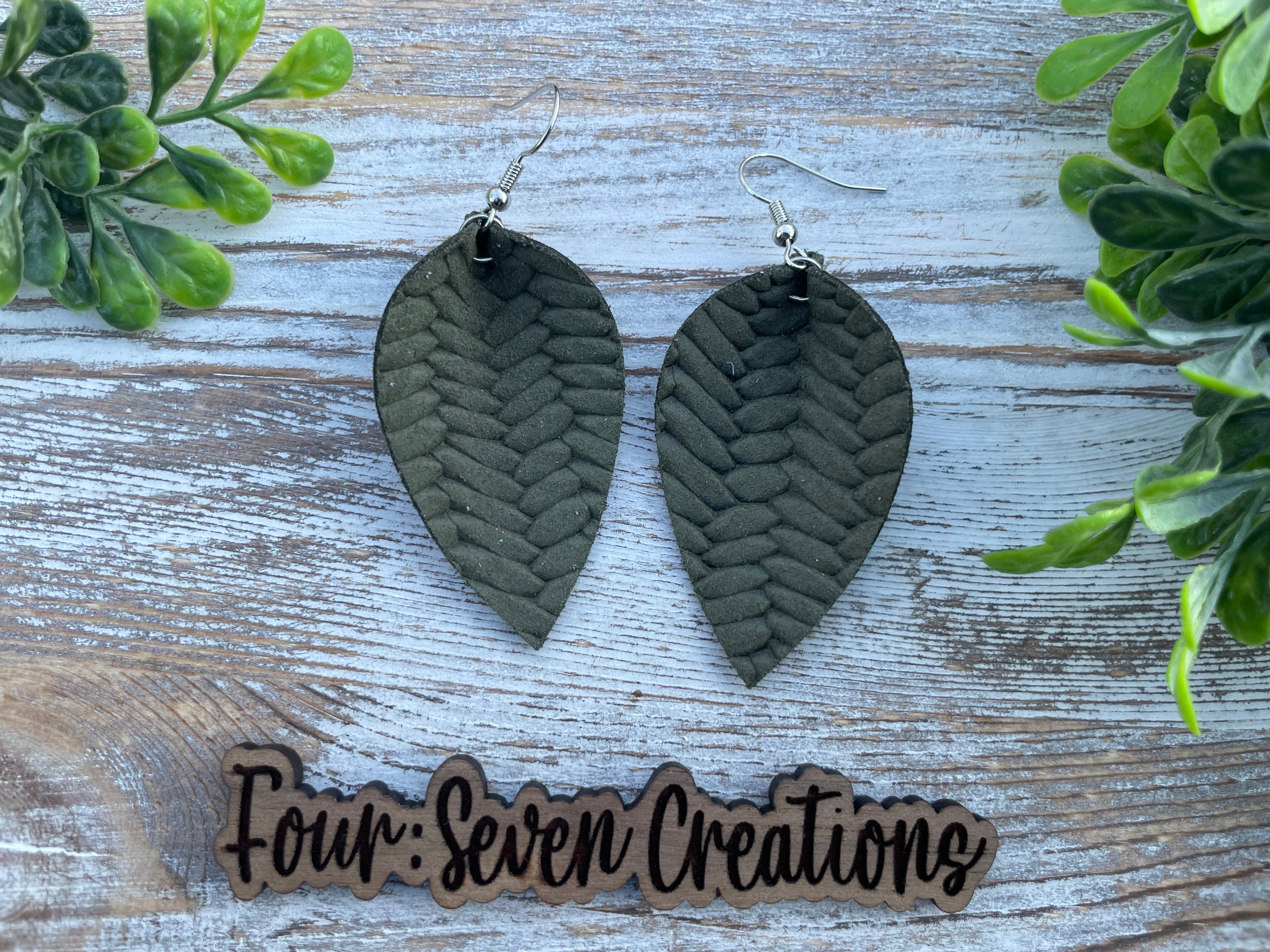 Olive Pinched Teardrops